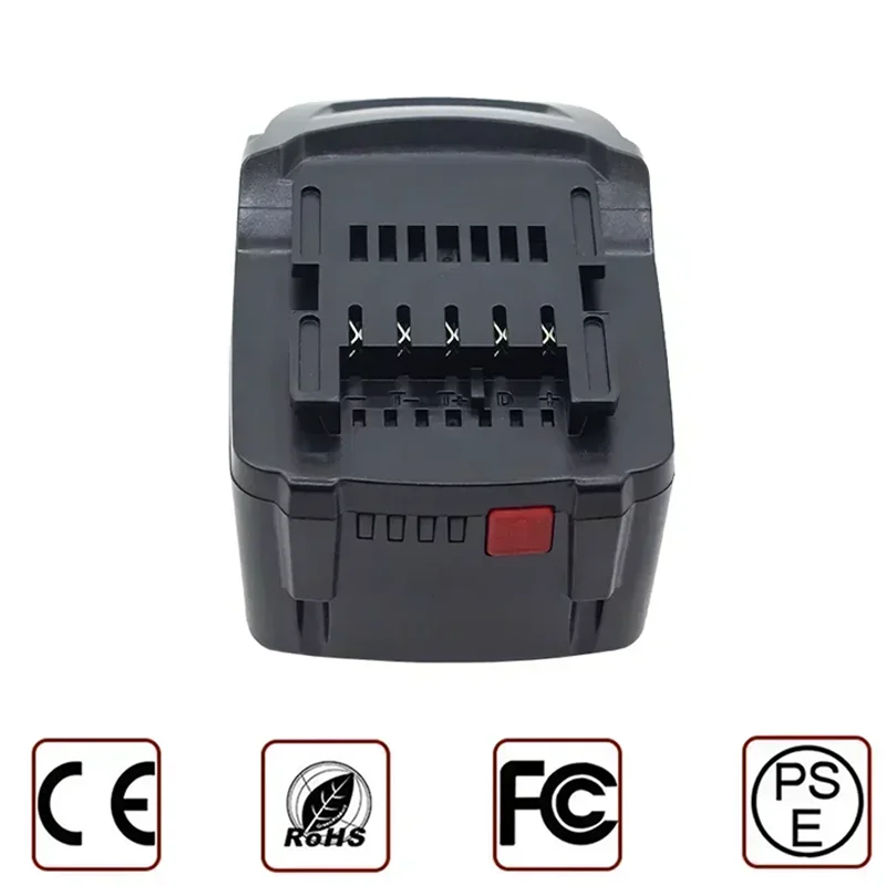 18V 9.0Ah/6.0Ah/4.0Ah lithium battery cells provide powerful power for your Metabo 18V tool 24/7.