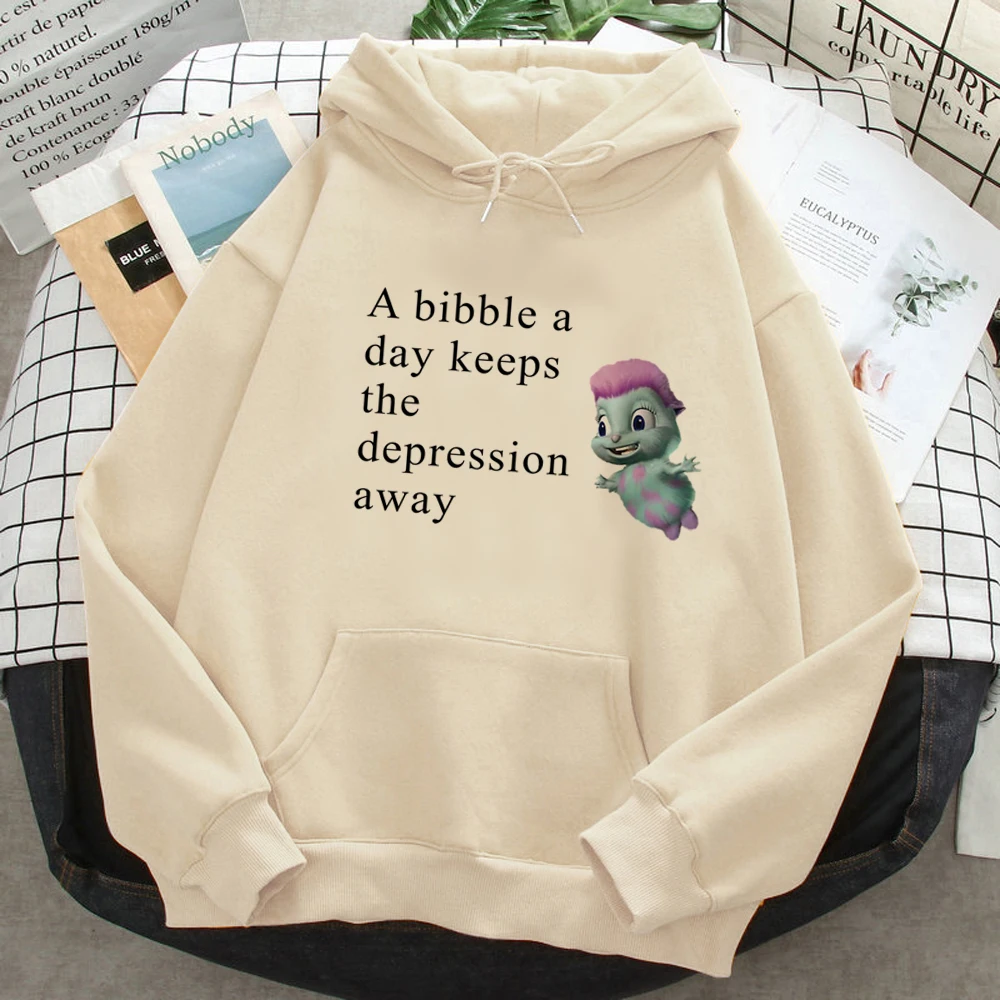 Bibble hoodies women anime Korean style pulls Hooded Shirt female Kawaii Hooded Shirt