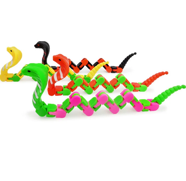 Chain Snake Versatile Mechanical Fingertip Rotating Hand Ring Snake Stress Relief Fidget Toy for Kids Aduls Autism Decompression