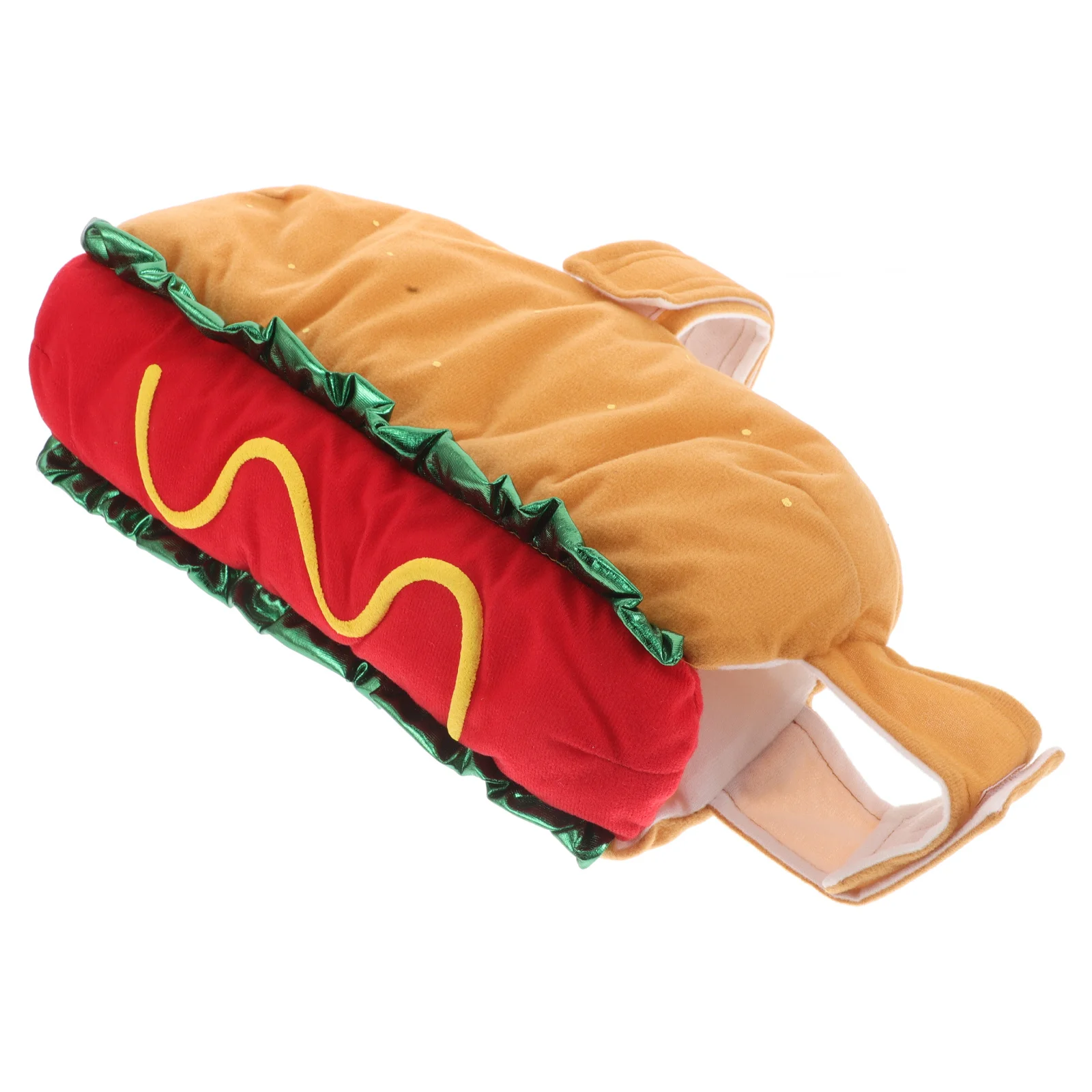 

Hot Dog Burger Transformation Costume For Dogs Cats Elastic Neck Pet Clothes Halloween Christmas Cosplay Outfit