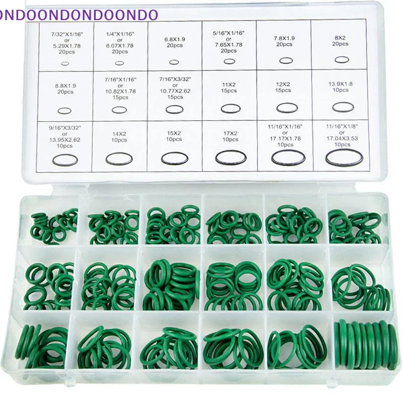 270Pcs Rubber O Ring Assortment Kit Multiple Sizes Water Resistant Leak Proof For Automotive Plumbing