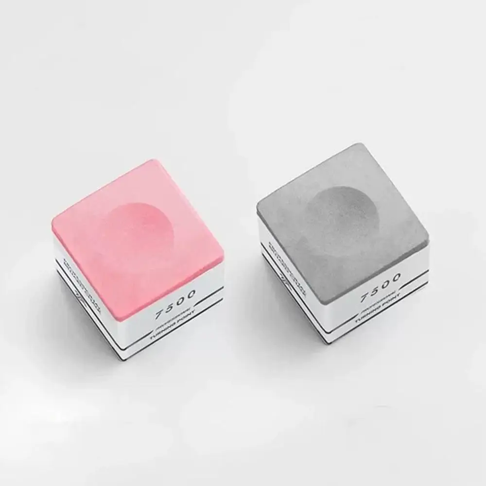 

Square TP7500 Billiard Chalk Pink/Grey Non-slip Snooker Neutral Pool Chalk Fine Powder Billiard Pool Chalk Billiard Accessories