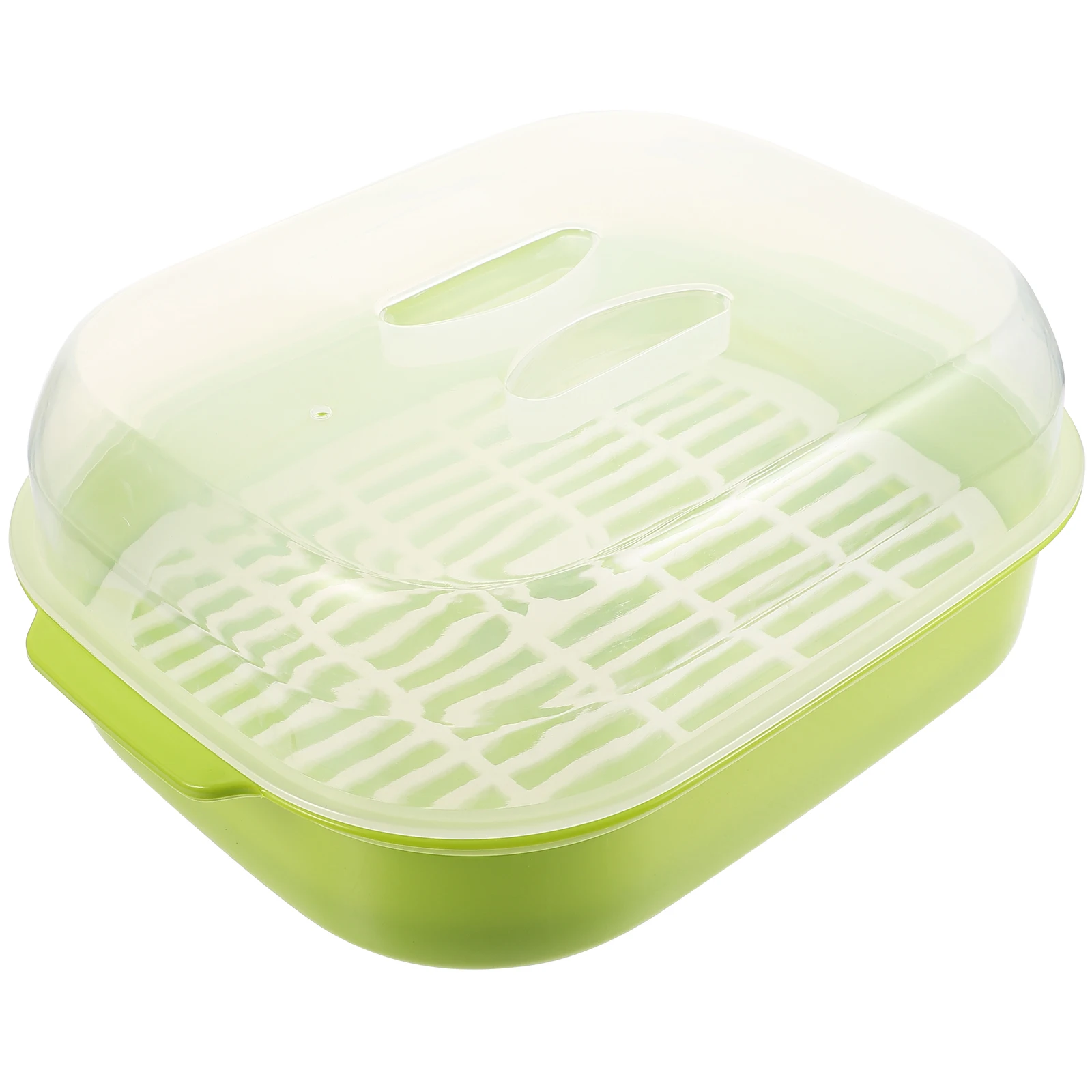 

Microwave Steamer Food Basket Dumpling Cooker Honey Cooking Vegetables Baby Steamers Vent Hole Leak Barrier Eco Friendly Safe