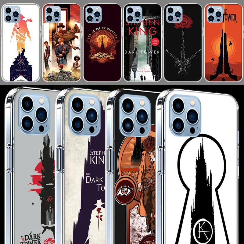 Stephen King The Dark Tower Clear For Apple iPhone 16 15 Pro Max Cover 14 Plus 13 12 Mini 11 Pro XR XS Max Phone Case Silicone T