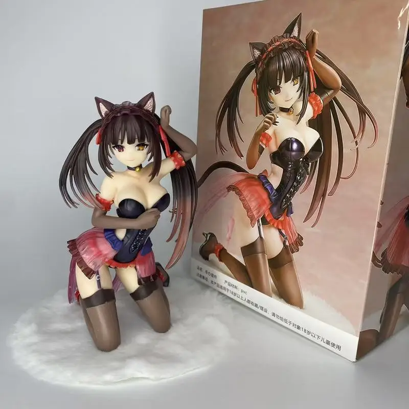 

Anime Black Silk Beauty Girl'S Case Accessories For The Three Handed Cat Ear Maniac In The Big Battle Of Dating