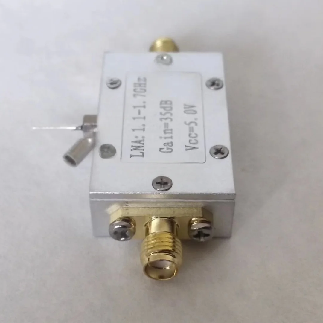 Amplifier LNA 1.1-1.7GHz, 35dB low noise 0.6dB