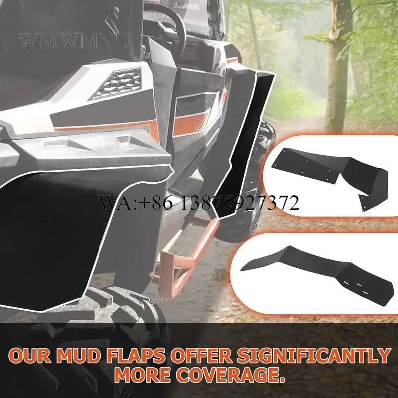 Wmwmnu 2025 Car Modified Parts Mud Flap Fender Flares for Polaris RZR-S 1000 Off-Road Tuning Accessories