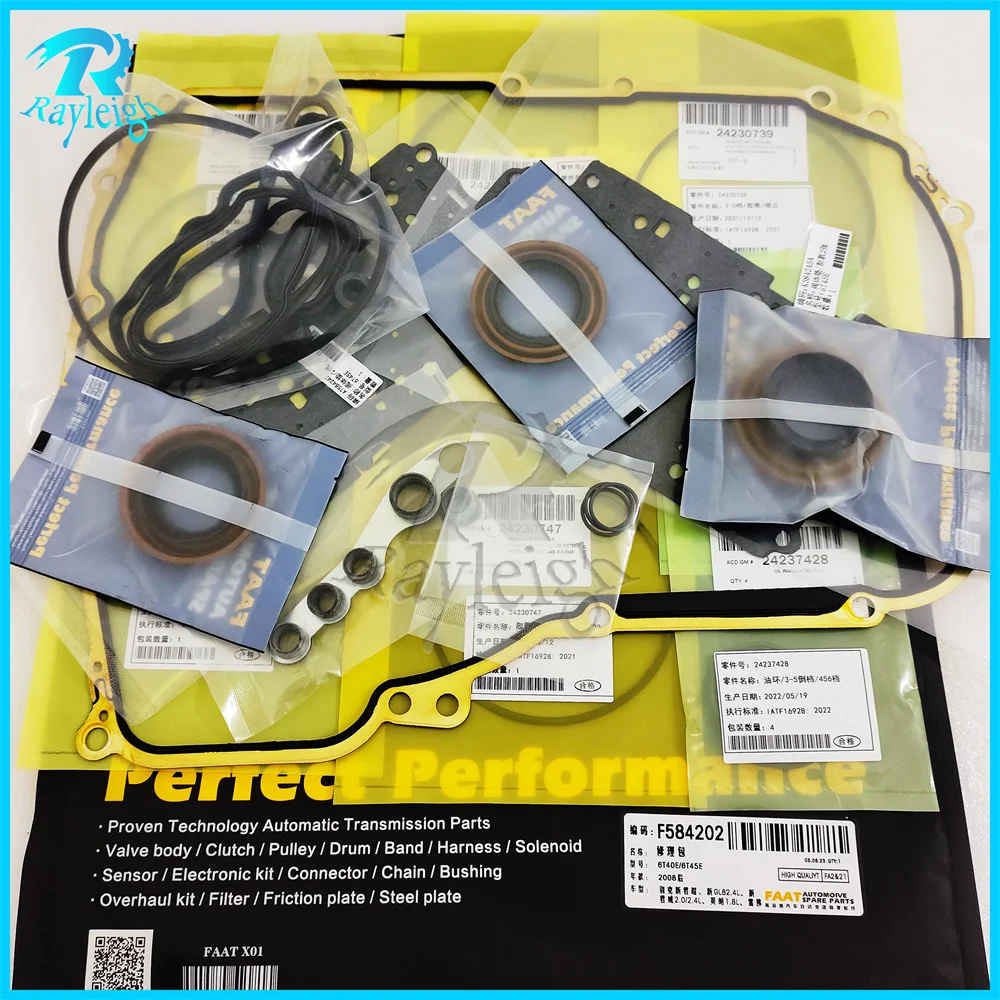 

6T40E 6T45E 6T40 6T45 Transmission Clutch Minor Repair Kit Oil Seal Gasket Suitable for Buick Opel Chevrolet Saab Saturn