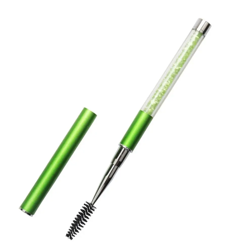 

Adjustable Radian Grafting Mascara Brush Round Comb Teeth with Cap Spiral Mascara Brush Tube Dust-proof Glitter Mascara Wand