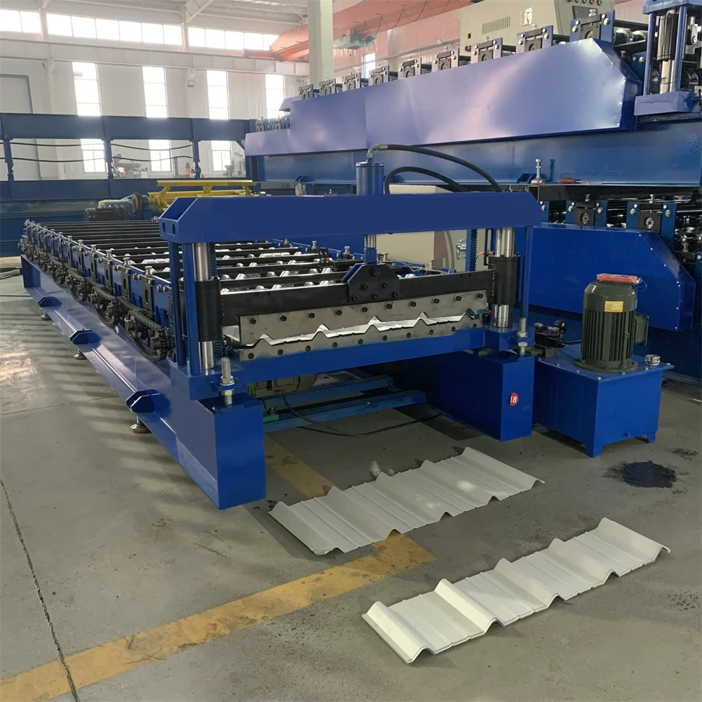 Single Layer Profile Metal Roofing Trapezoid Iron Roll Forming Machine Single Layer Roll Forming Machine