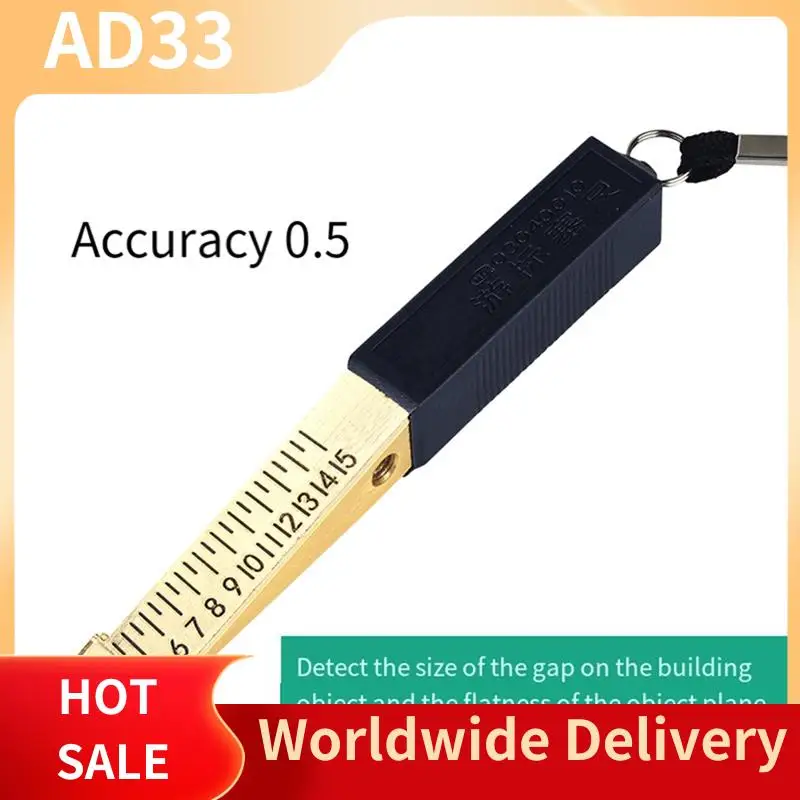 

Top Deals Door-Gap Measuring Tool, 1-15Mm Fire Door-Gap Gauge Checker, Feeler Gauges For Engineering Inspection Measurement