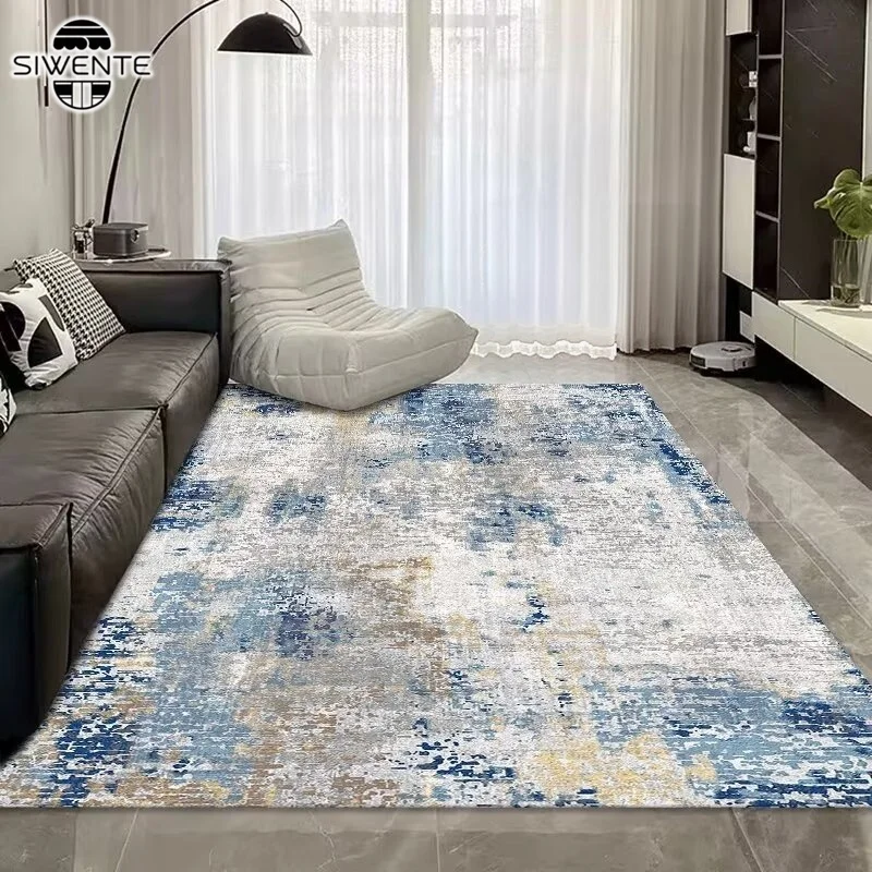 Washable Area Rugs for Bedroom Dyeing Pattern Bathroom Mat Stain Resistant Non Slip Large Soft Indoor Carpet for Home Decoration