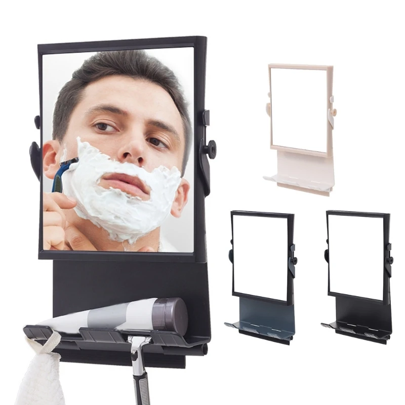 

Water Resistant Mirror No Drill Required Fog Frees Mirror Spaces-Saving Water Filled Mirror for Bathroom & Dressing Room