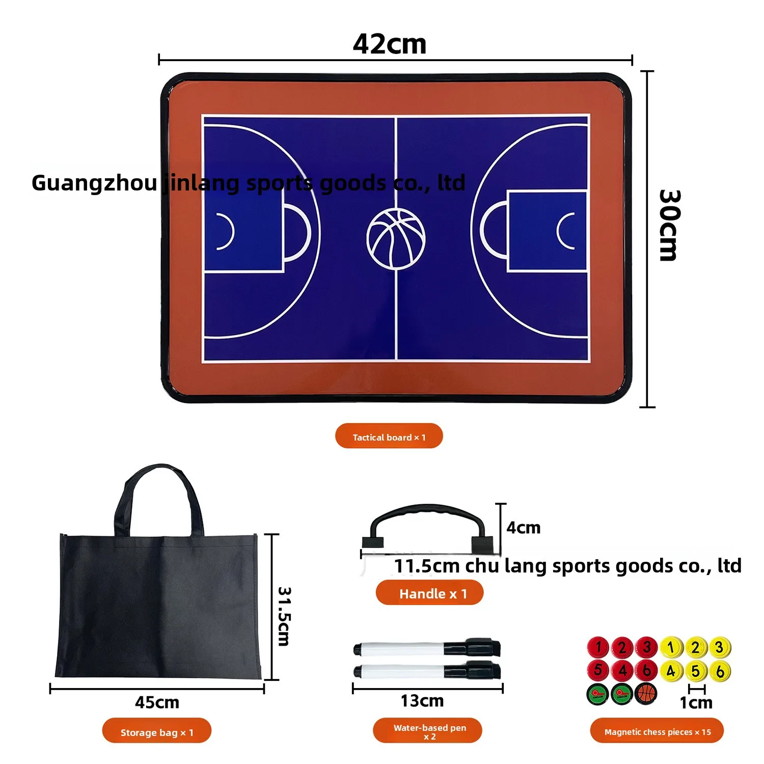 

Portable Double Sided Erasable Straight Basketball Coaching Tactics Board For Coach Teaching Tactics Explanation
