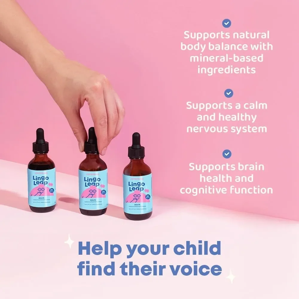 Lingo Leap Drops – Kräuterfokusunterstützung für Kinder mit Ginkgo Biloba, Lakritzwurzel, Gotu Kola-Extrakt, Pfefferminzblatt