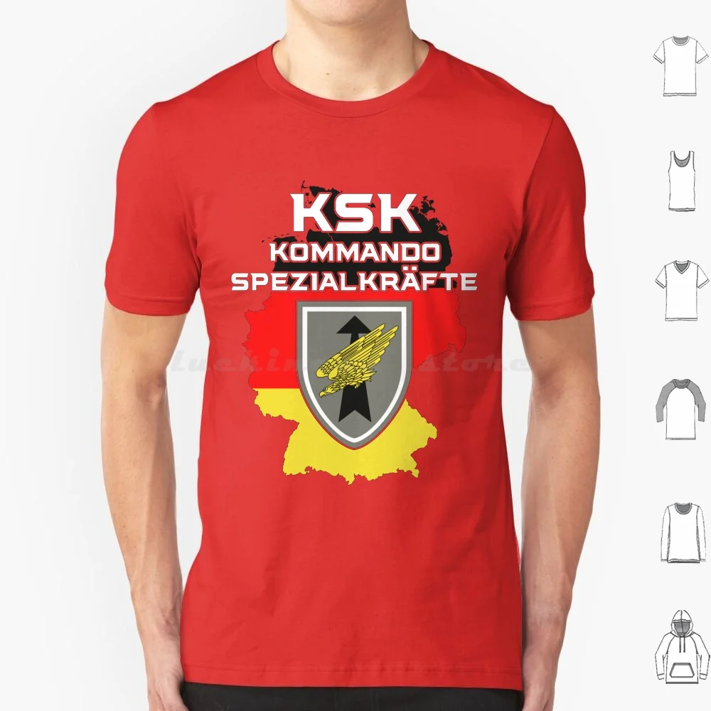 Ksk Kommando Deutschland Karte T Shirt Cotton Men Women DIY Print Ksk Ksk Ksk Design Ksk Ksk Kommando