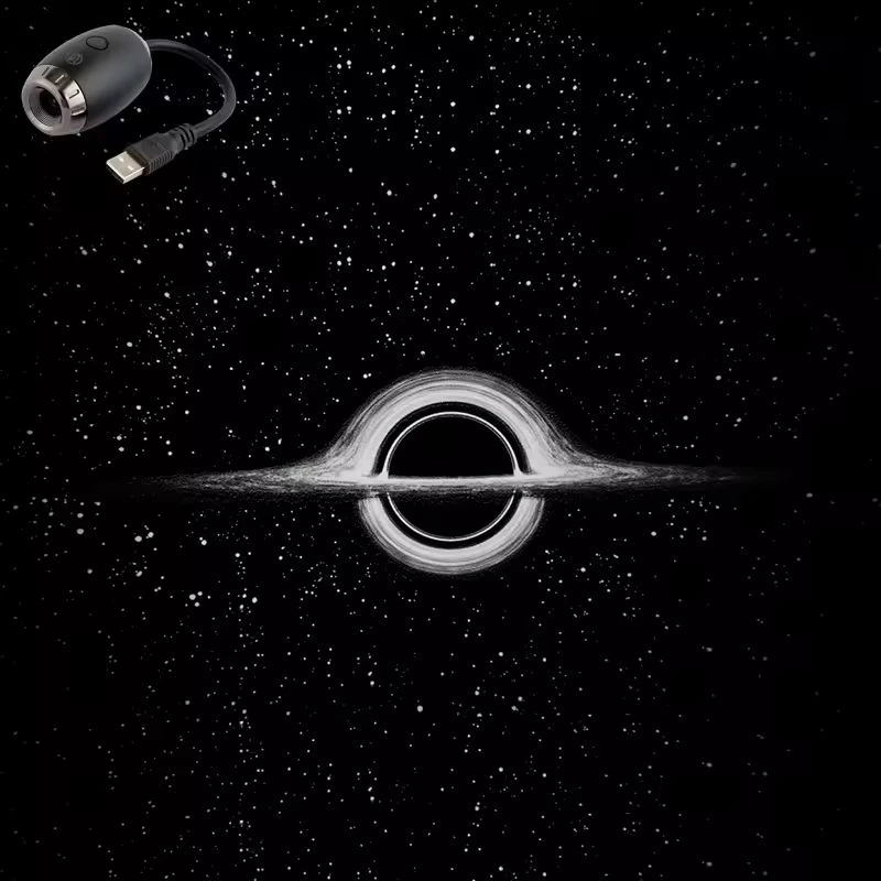 

USB-светильник для автомобиля, кемпинга, спальни, с эффектом галактики, Сатурна, черной дыры, для различных сценариев, с регулировкой фокуса, универсальный USB-интерфейс