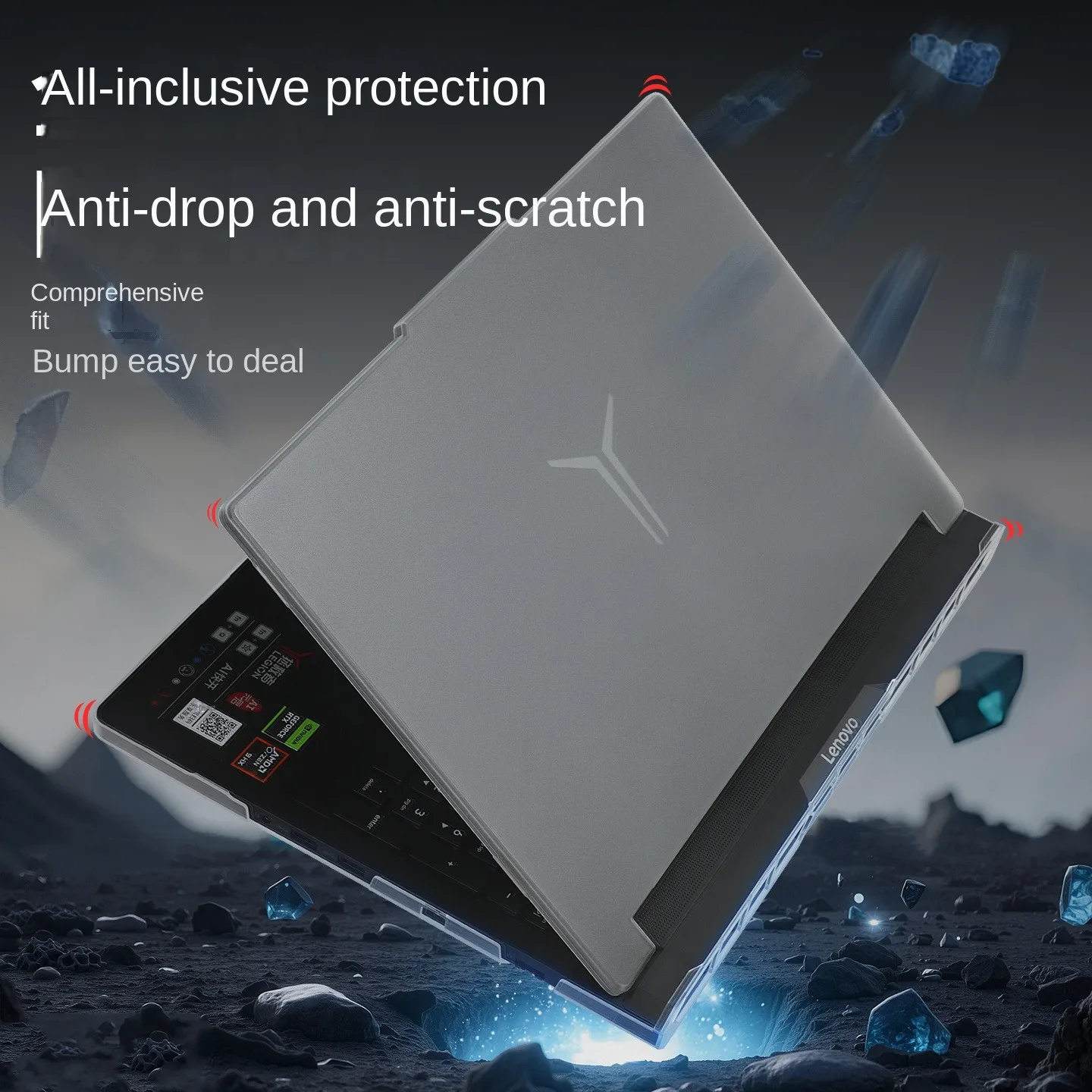 For Lenovo Legion Pro 7 16AFR10H notebook protective case16IAX10H 16 inch Legion Pro 7i all-inclusive anti-fall protective case.