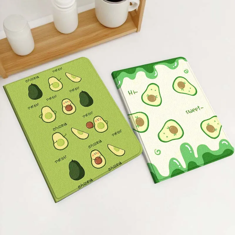 

Мягкий чехол для планшета с рисунком авокадо в стиле мультфильма для Xiaomi Redmi Mi Poco Pad 2 5 6s 7 7s Ultra Pro Max 14 12.4 12.1 дюймов