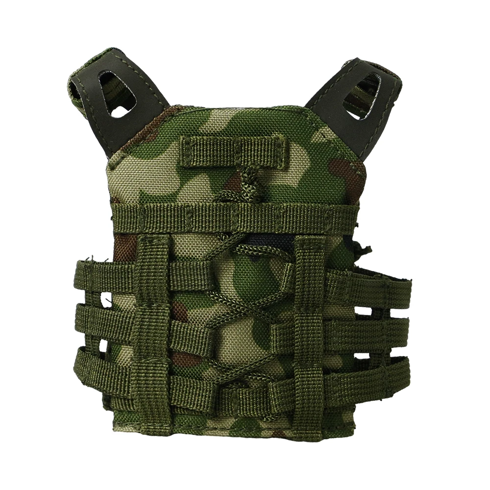 Paintball Mini Molle Vest Adjustable tactical accessory Kitty Camo Doll Carrier Decorative Tactical Gear Beer Vest 600D Nylon