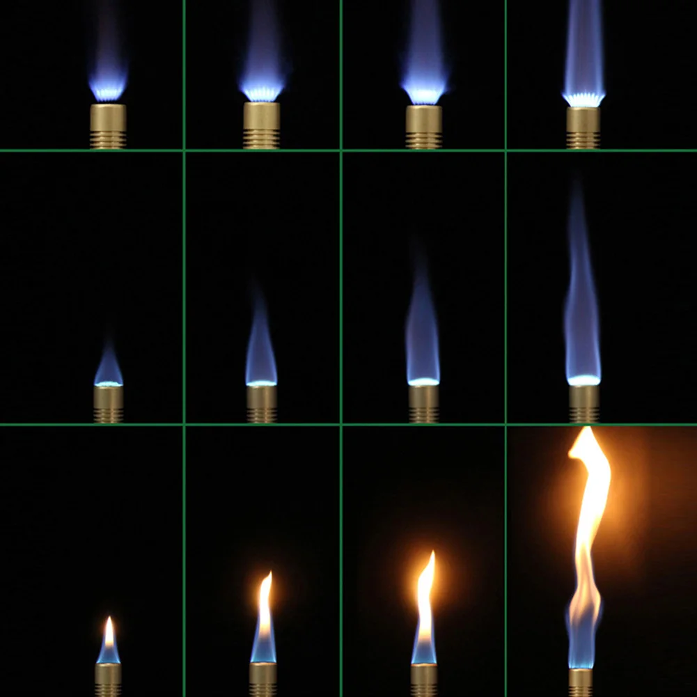 

Латунная горелка Бунзена, портативная газовая горелка с пламенем, легкая лабораторная горелка, головка газовой горелки для кемпинга/пикника/барбекю на открытом воздухе