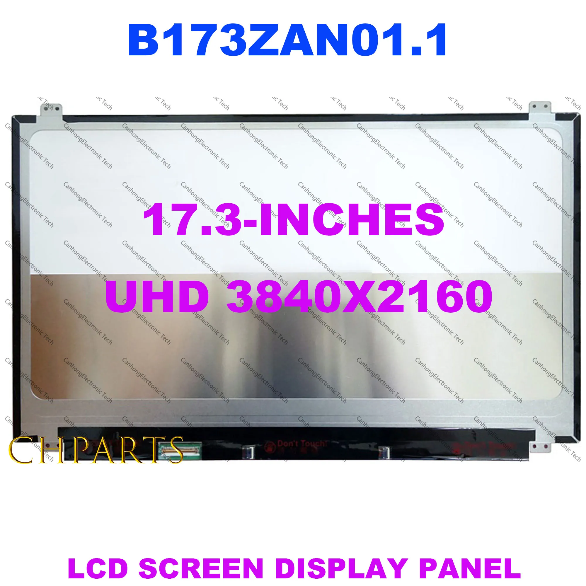 

17.3 Inch 4K IPS Laptop LCD Screen Display Replacment Panel B173ZAN01.0 B173ZAN01.1 B173ZAN01.2 B173ZAN01.4 UHD 3840x2160 40pins