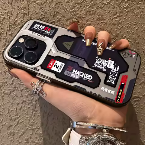 Creative Hacker Mecha Hard PC Case for Xiaomi 11 Lite 5G NE 14T POCO X6 M5S 14 13 13T 12T Pro X7 X5 X3 NFC F4 GT F5 F6 M6 Pro 4G