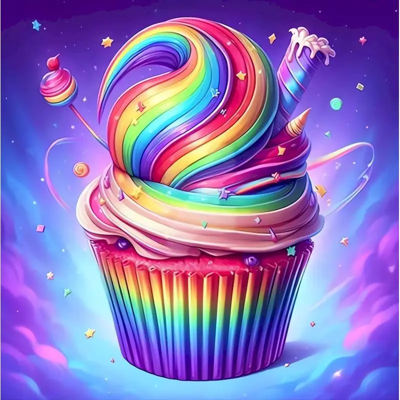Ice Cream Diamond Painting Kits Wall Art Picture Diy Gift Full Round/Square Diamond Art For Beginners Handiwork Art Decorative