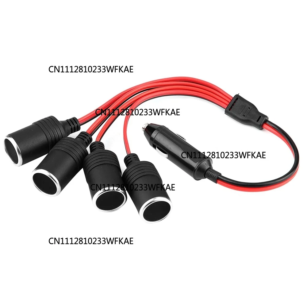 2pcs High Power 4 Way Car Charger Cigarette Lighter Plug Socket Splitter Adapter