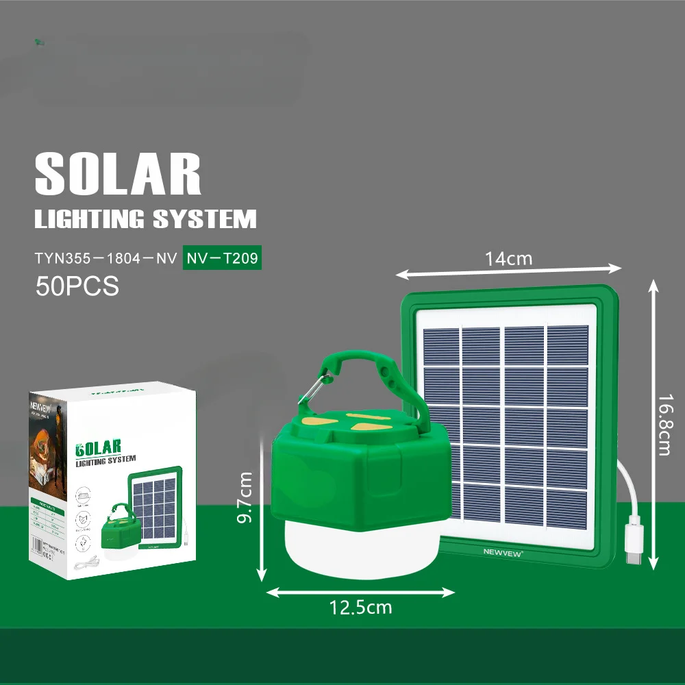 30W African Outdoor Camping Bulb Lighting System Solar Lantern