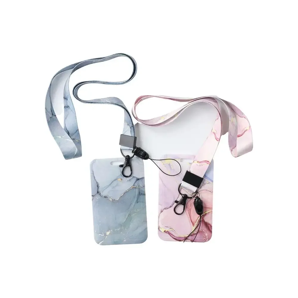 

Cute Cartoon Keyrings Pass Men And Women Credit ID Card Holder Credential Holder Straps Lanyard Card Holder Graduation Gifts