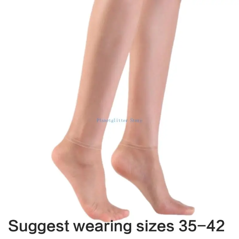 652b 5 أزواج من النساء فائقة الجوارب الكاحل رقيقة في الكاحل تنفس الأصفاد الحريرية غير الحريرية جوارب قارب قصير قطع #6