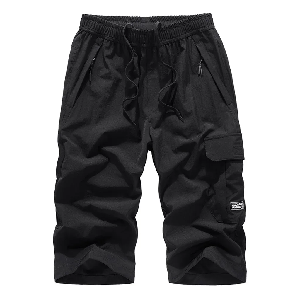 Mens Plus Size Quick Dry Summer Shorts