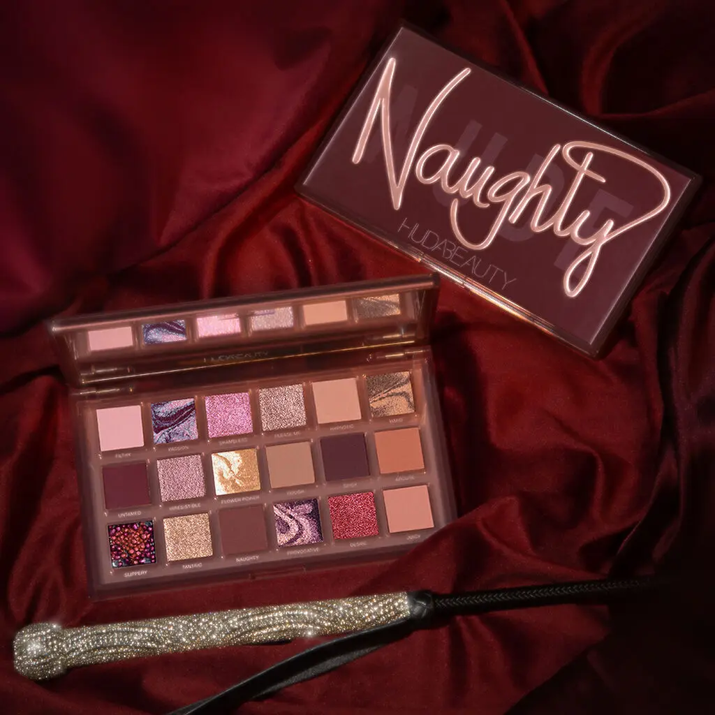 Naughty Nude Eyeshadow Palette Eye Makeup HUDA PALETTE Matte Charming Shimmer Makeup Glitter Smoky Eye Shadow Powder Cosmetics