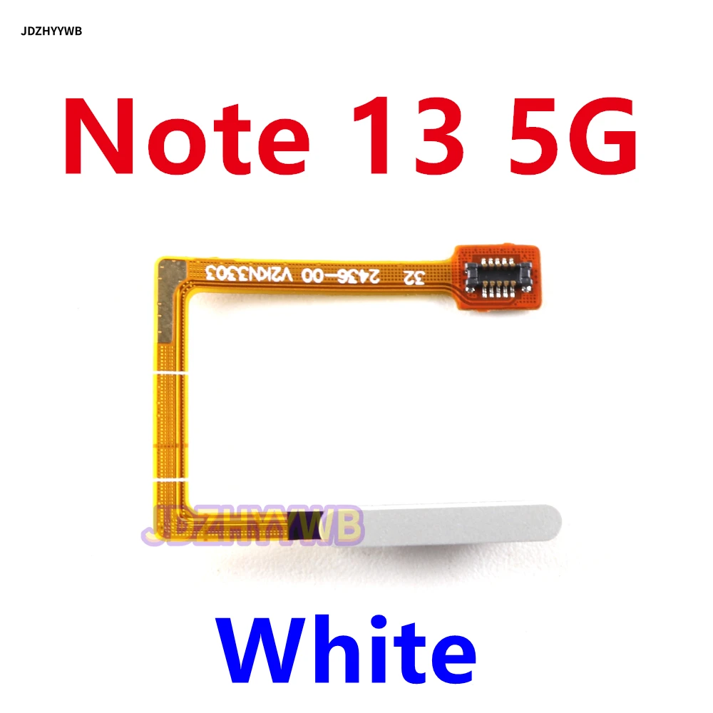 For Xiaomi Redmi Note 13 5G Home Button Fingerprint Menu Return Key Sensor Flex Cable Note13