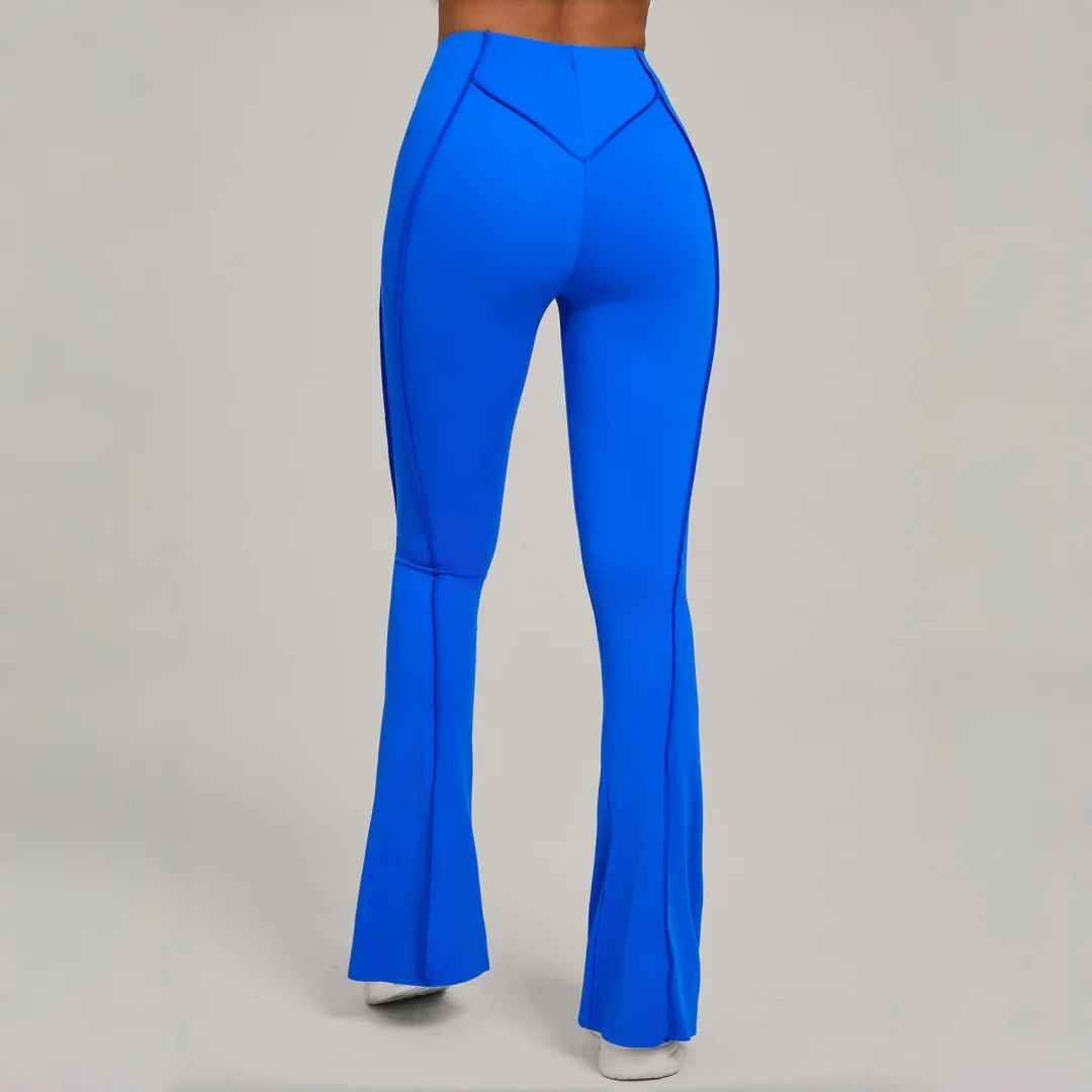 

Женские широкие брюки для йоги с начесом и высокой талией, облегающие расклешенные брюки для танцев, повседневные спортивные брюки для бега, тренировок в тренажерном зале