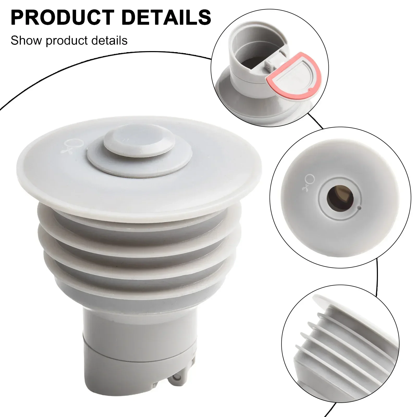 7-Layer Sewer Pipe Antiodor Sealing Ring Silicone Connector Telescopic Floor Drain Plug For Kitchen Bathroom Drains Pipe-Plugs