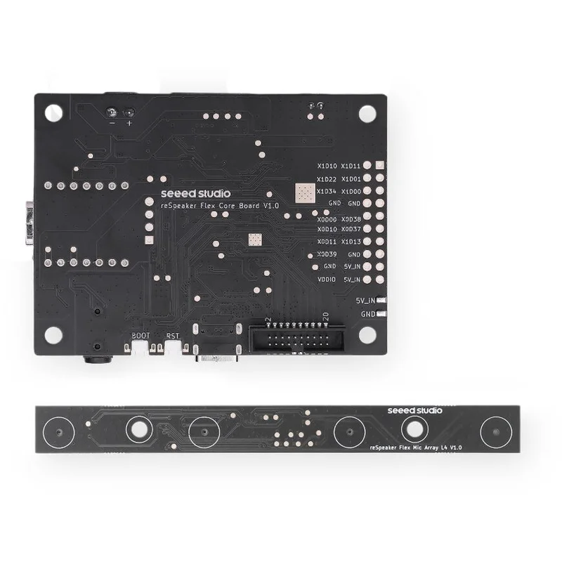 Super Sale ReSpeaker Flex XVF3800 Linear 4-Mic AI Microphone Array, with XIAO ESP32S3, USB/I2S for Robotics Embodied AI