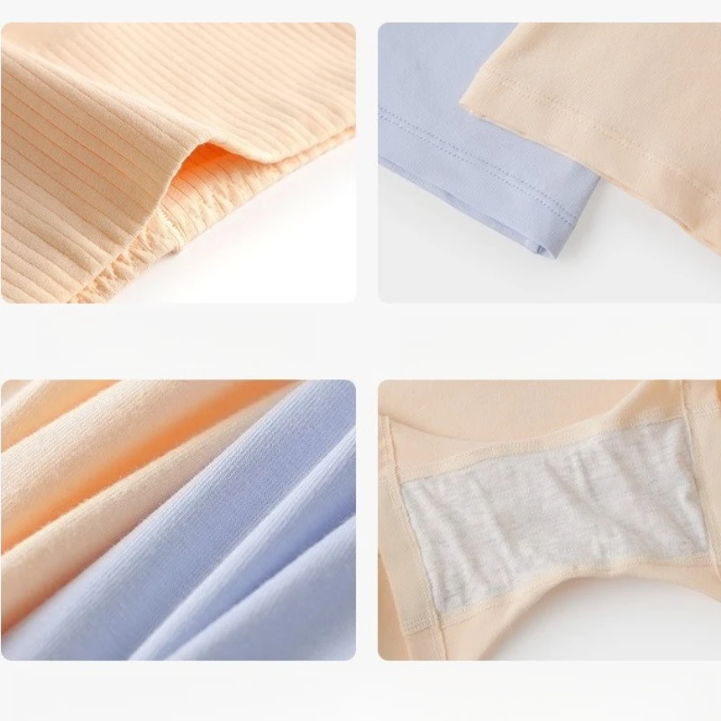 Safety Short Pants Women's Combed Cotton Anti Slip Grip French Cut Seamless Bonded Inclusive Sizing Body Sculpting Underwear view 6