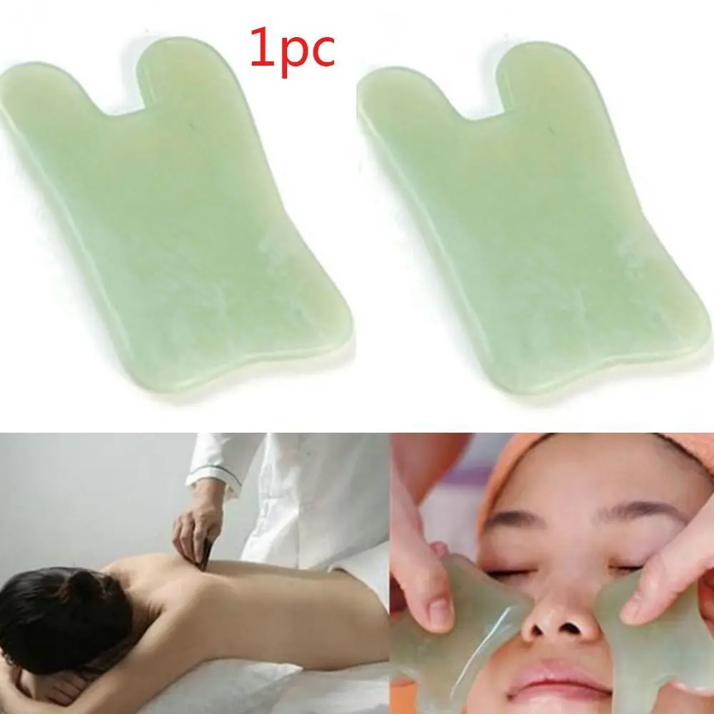 أداة تجميل من حجر اليشم، أداة تدليك الوجه والرقبة، لوحة جواشا للجسم #1