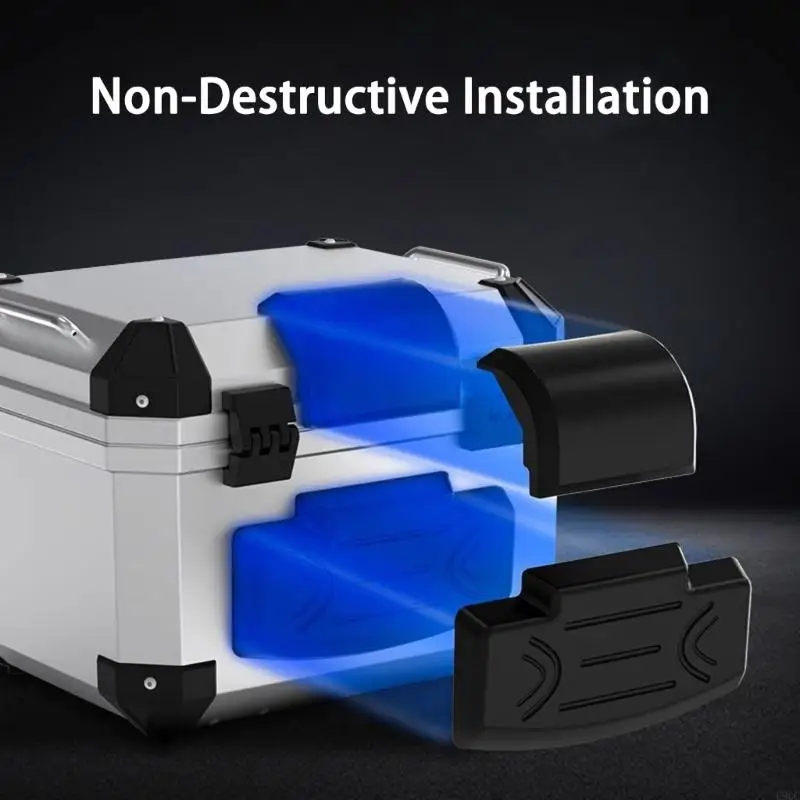 وسادة الركاب الخلفية الجديدة للدراجة النارية لعام 2025 بتصميم مريح للغطاء العلوي سعة 45 لترًا