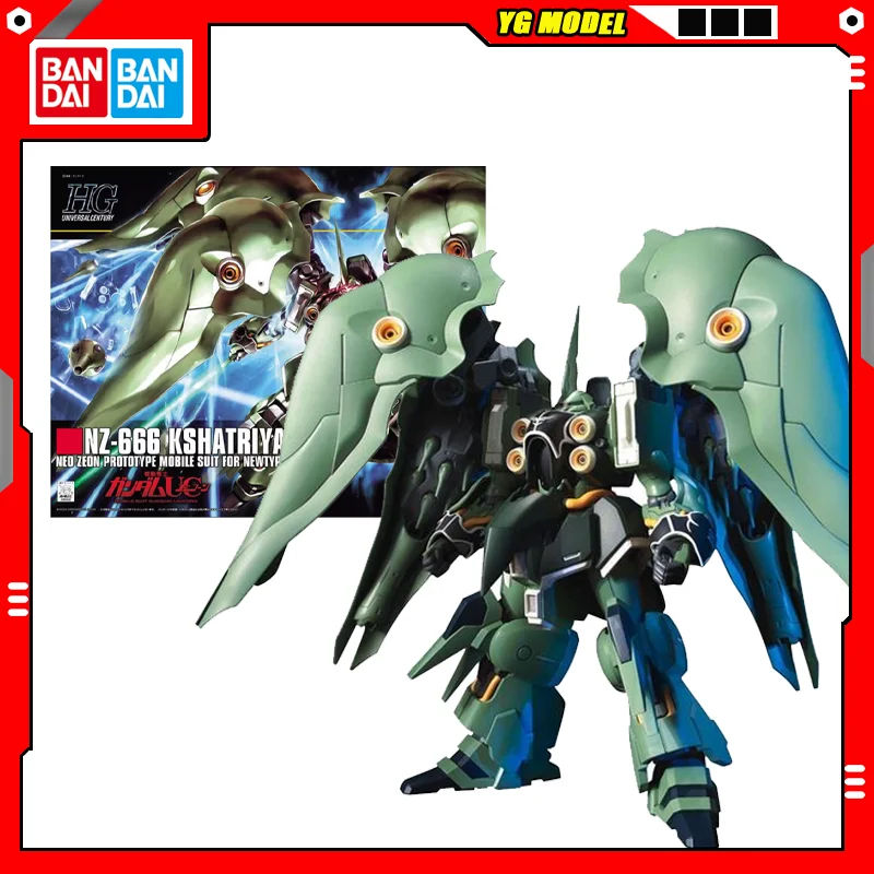 

BANDAI HG NZ-666 Kshatriya GUNDAM UC 099 1/144 EX Standard Model Kit Assembly Strike Freedom Unicorn Action Figures Original