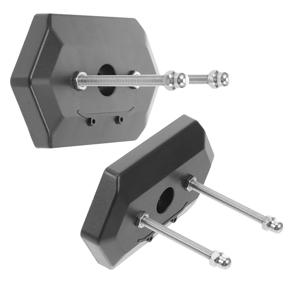 2pcs Skateboard Hanger Deck Storage Black Horizontal Wall Mount Display Rack Adjustable HOLDER Stylish Versatile Deck