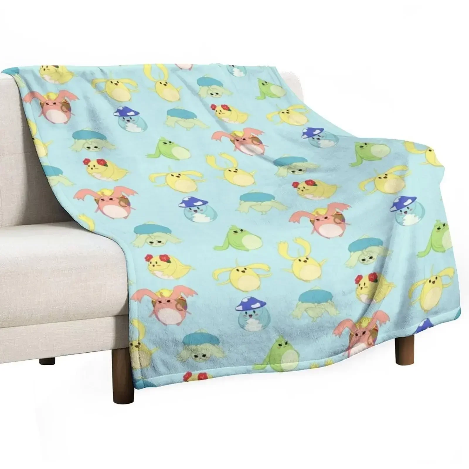 Nopon gang Throw Blanket For Decorative Sofa Beach Vintage Blankets