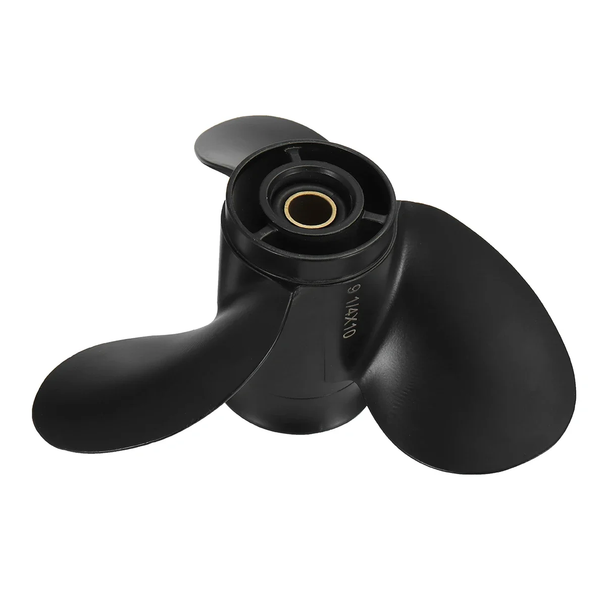 

13 Spline Tooths 3 Blades 174950 / 778772 9 1/4 x 10 Black Aluminum Alloy Outboard Propeller For Evinrude Johnson BRP 8-15HP