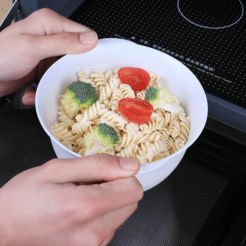 

Microwavable Drain Bowl Fruit Basket Counter Rice Washing Kitchenware Home Storage Safe Reliable Long Lasting Space Saving