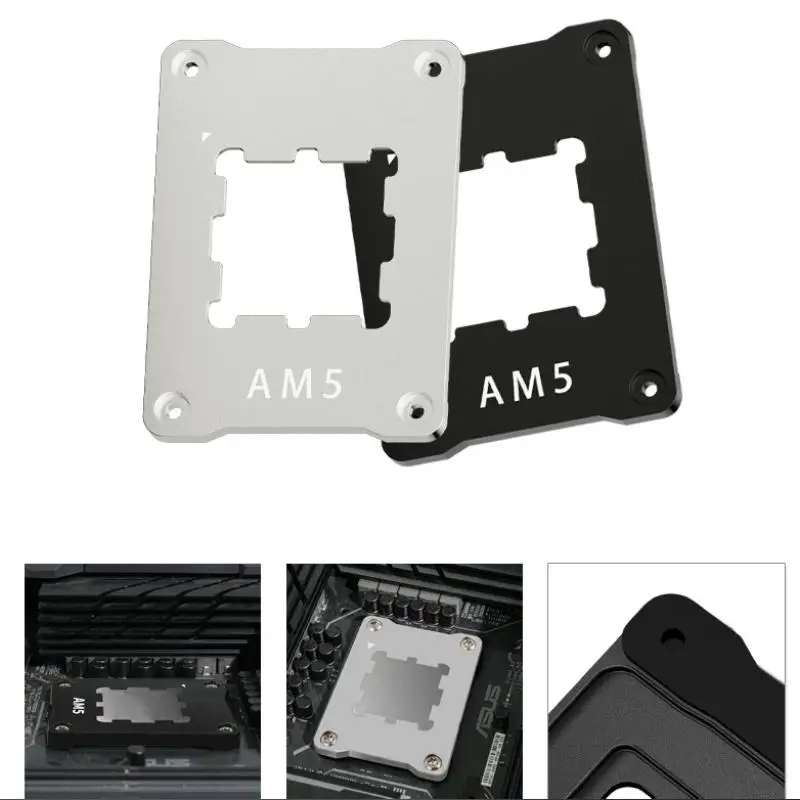 

Aluminum Universal AM5-AMD CPU Bending Correction Buckle Cover For 7950X 7800X 7700X 7600X 7500F Desktop Chassis