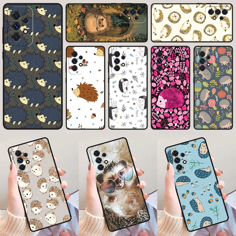 

Hedgehog For Samsung Galaxy A52 A72 A73 A20e A21S A50 A70 A11 A12 A42 A31 A40 A51 A71 A32 A80 A91 Phone Case
