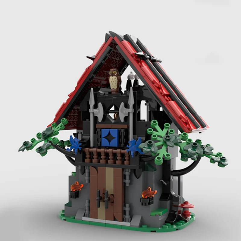 464pcs MOC Wizard S Magical Workshop Castle Classic Model Building Blocks Architecture Toys Christmas Gifts Education Kids DIY