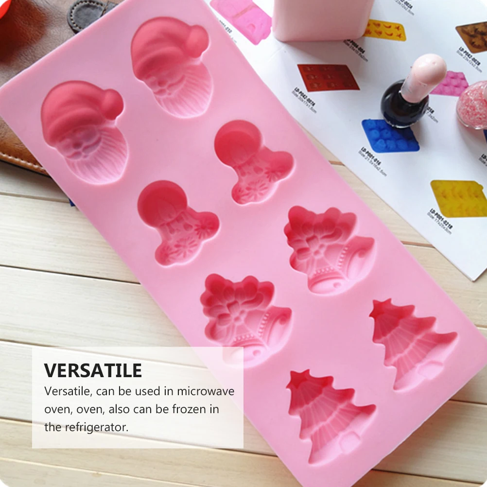 

Bell Mold Soap Molds DIY Baking Handmade Christmas Silica Gel Silicone Cartoon Child